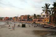 Pláž - Lighthouse beach, Kovalam. Indie.