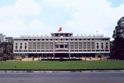 Palác bývalé jihovietnamské vlády. Saigon. Vietnam.