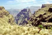 Simienské hory. Etiopie.