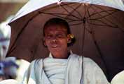Žena v Aksumu. Etiopie.