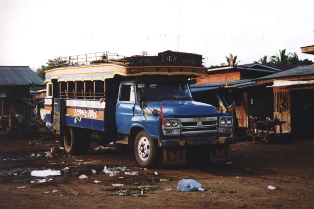 Autobus. Laos.