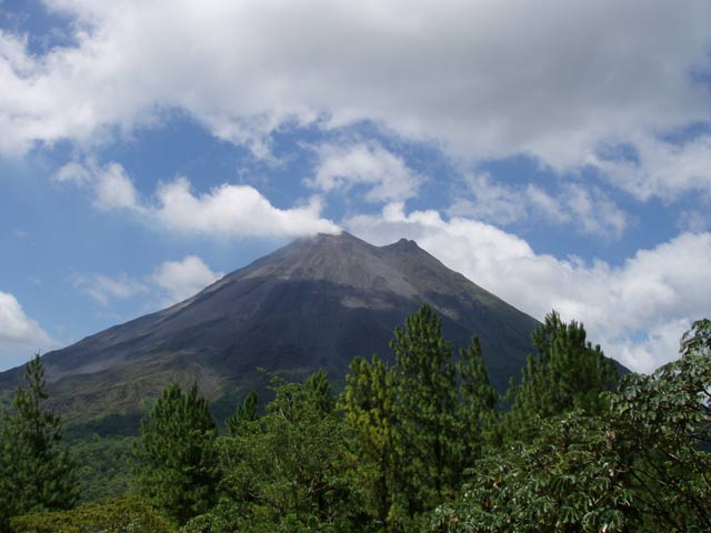 Sopka Arenal. Kostarika.