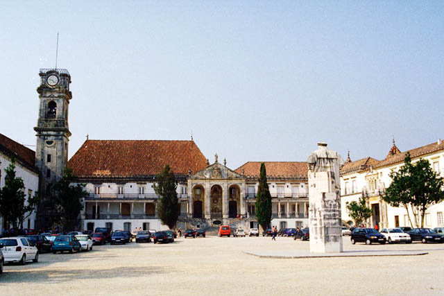 Universita, Coimbra. Portugalsko.