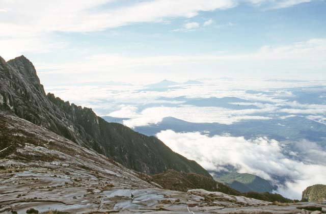 Cesta na Mt. Kinabalu. Sabah,  Malajsie.