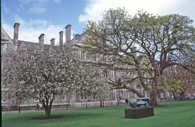 Dublin, Trinity College. Irsko.