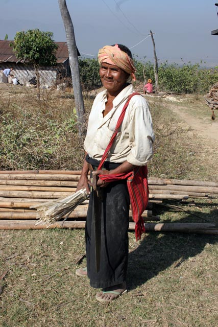 Vesnice kolem jezera Inle. Myanmar (Barma).