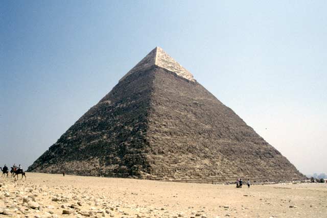 Chephrenova pyramida. Egypt.