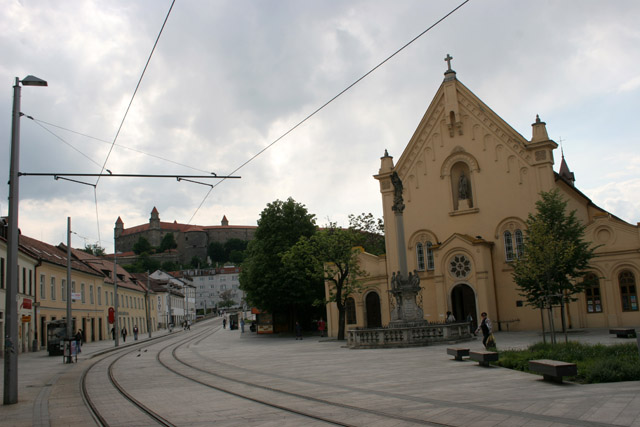 Pohled na Hrad, Bratislava. Slovensko.