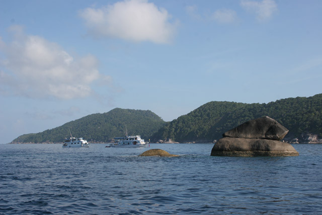 Ostrovy Similan. Thajsko.