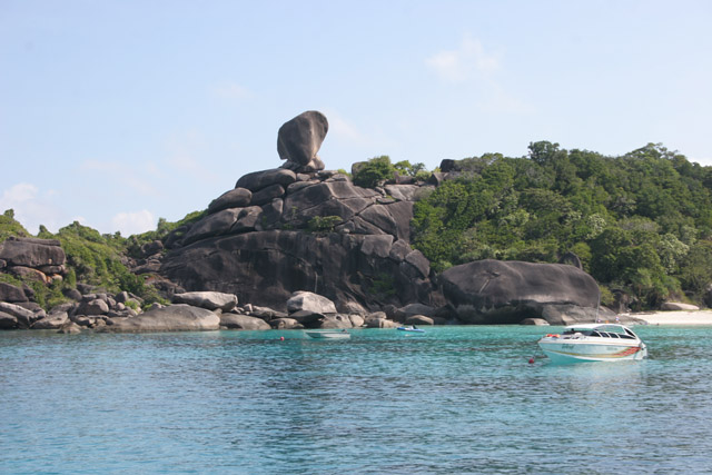 Ostrovy Similan. Thajsko.