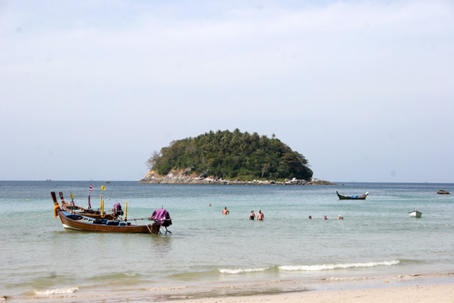 Kata Beach, Phuket. Thajsko.