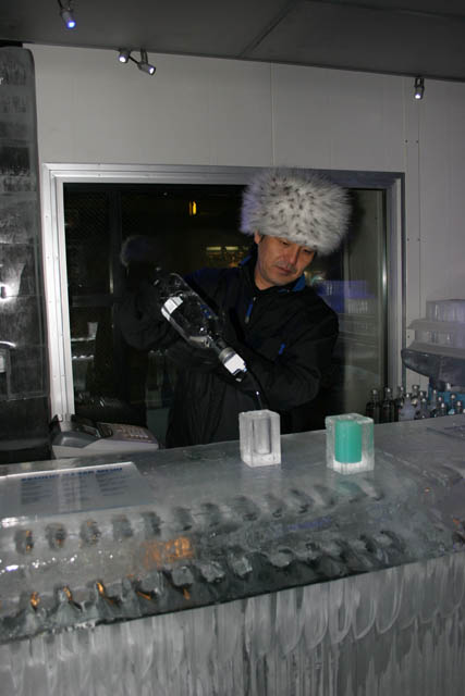 Absolut Icebar Tokyo. Tokio. Japonsko.