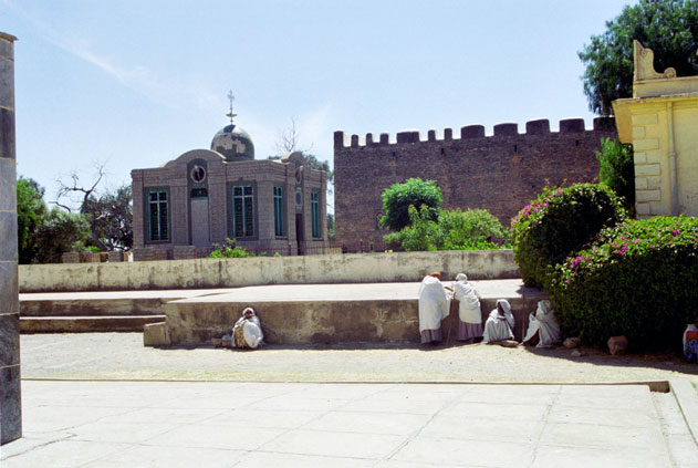 Kostel Sv. Marie ze Zionu v Aksumu. Sever,  Etiopie.