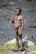 Papua Barat - muž z kmene Dani