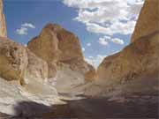 Bílá poušť Sahara. Egypt.