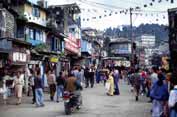 Na ulici v Darjeelingu. Indie.