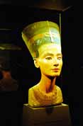 Královna Nefertiti. Egyptské muzeum. Berlín. Německo.