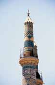 Ženy na minaretech mešity Jameh. Yazd. Írán.