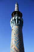 Minaret mešity Amir Chakhmaq. Yazd. Írán.
