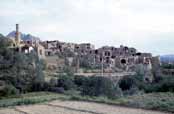 Pouštní vesnice Kharanagh. Okolí města Yazd. Írán.