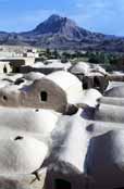 Pouštní vesnice Kharanagh. Okolí města Yazd. Írán.
