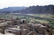 Pouštní vesnice Kharanagh. Okolí města Yazd. Írán.