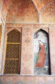 Malba v paláci Ali Qapu. Esfahan. Írán.