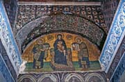 Byzantská Mozaika, Aya Sofya (Hagia Sophia), Istanbul. Turecko.