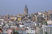 Galatská věž, Istanbul. Turecko.