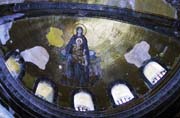 Byzantská Mozaika, Aya Sofya (Hagia Sophia), Istanbul. Turecko.