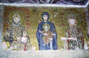 Byzantská Mozaika, Aya Sofya (Hagia Sophia), Istanbul. Turecko.