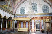 Palác Topkapi, sídlo všech Ottomanských sultánů. Postaven Mehmedem II po bytvě o Constantinapol v roce 1453. Istanbul. Turecko.