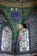 Palác Topkapi, sídlo všech Ottomanských sultánů. Postaven Mehmedem II po bytvě o Constantinapol v roce 1453. Istanbul. Turecko.