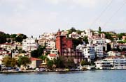 Okolí Bosporu, Istanbul. Turecko.