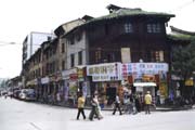 Stará čtvrť v Kunmingu. Čína.