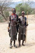 Ženy z kmene Tsamai, okolí Key Afer. Jih,  Etiopie.