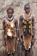 Ženy z kmene Karo. Jih,  Etiopie.