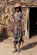 Dívka z kmene Arbore. Jih,  Etiopie.