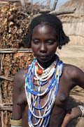 Žena z kmene Arbore. Jih,  Etiopie.