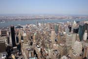 Pohled z Empire State Building, Manhattan, New York. Spojen� st�ty americk�.
