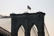Brooklyn Bridge, Manhattan, New York. Spojen stty americk.