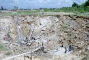 Diamantový důl v Cempaka. Kalimantan, Indonésie.