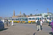 Lokální autobusák nazývaný Arabi. Chartům (Centrální). Súdán.