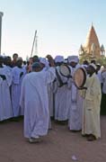 Čekání na tančící derviše. Mešita Hamed-an Nil, Chartům (Omdurman). Súdán.
