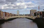 Dublin, Halfpenny bridge. Irsko.