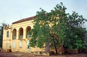Bývala francouzská pevnost, Bakel. Senegal.
