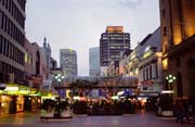 Podvečerní Brisbane. Austrálie.