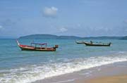 Pláž Ao Nang u města Krabi. Thajsko.