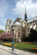 Katedrla Notre Dame, Ile de la Cit, Pa. Francie.