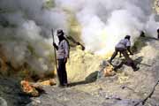 Sopka Kawah Ijen. Indonsie.